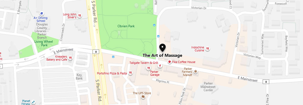 Art of Massage Parker Colorado Map